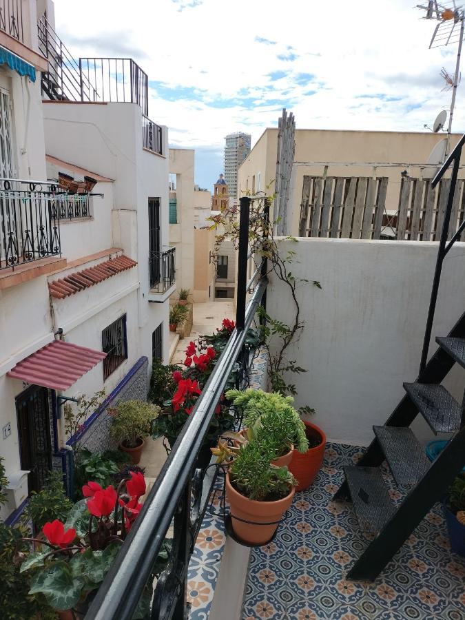 Private Terrace-Romantic-Sea, Castle Views-Central Alicante Eksteriør billede